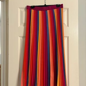 Colorful Striped Maxi Skirt